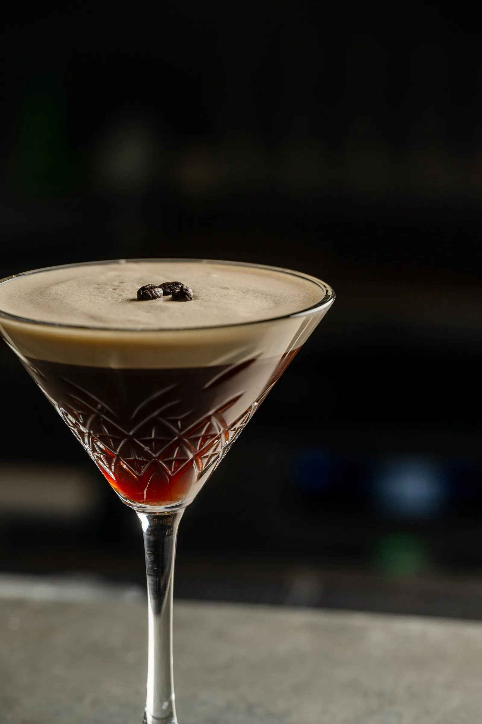 Espresso Martini an der Bar